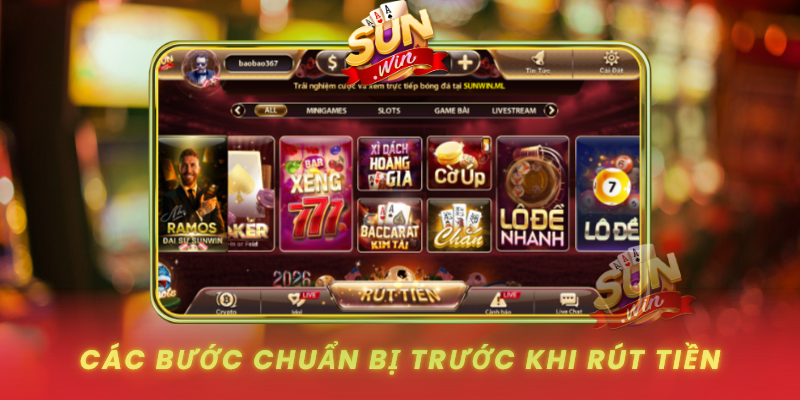 Cac Buoc Chuan Bi Truoc Khi Rut Tien