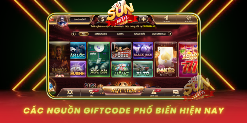 Cac Nguon Giftcode Pho Bien Hien Nay