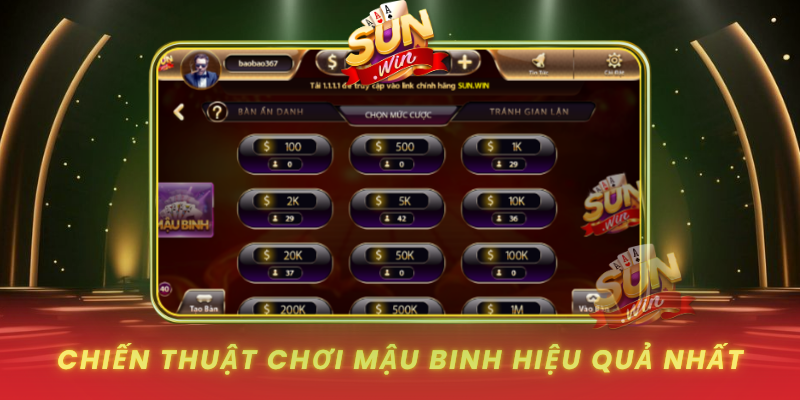 Chien Thuat Choi Mau Binh Hieu Qua Nhat