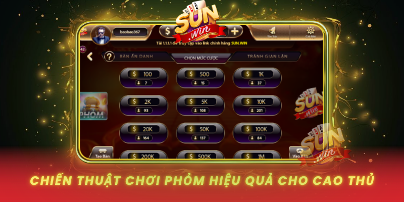 Chien Thuat Choi Phom Hieu Qua Cho Cao Thu