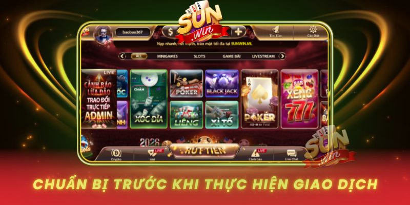 Chuan Bi Truoc Khi Thuc Hien Giao Dich