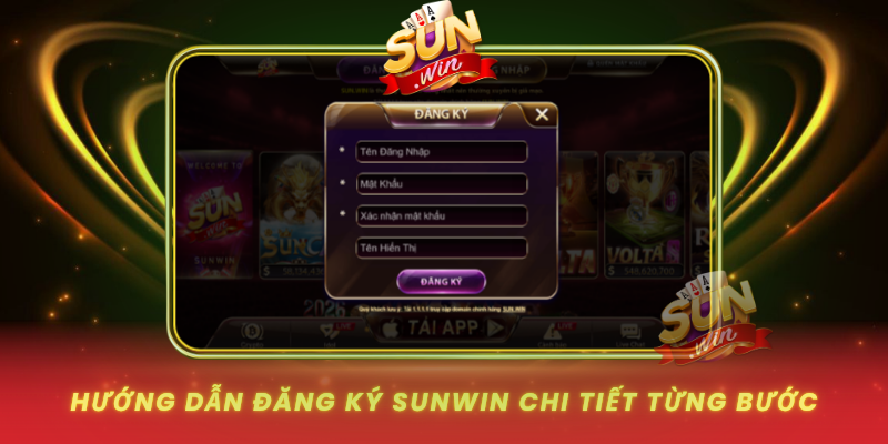 Huong Dan Dang Ky Sunwin Chi Tiet Tung Buoc