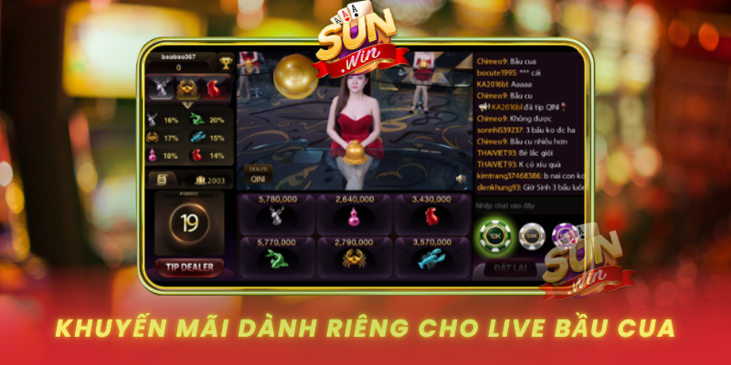 Khuyen Mai Danh Rieng Cho Live Bau Cua