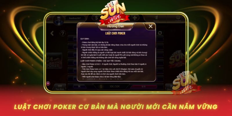 Luat Choi Poker Co Ban Ma Nguoi Moi Can Nam Vung