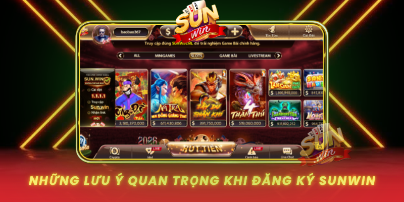 Nhung Luu Y Quan Trong Khi Dang Ky Sunwin