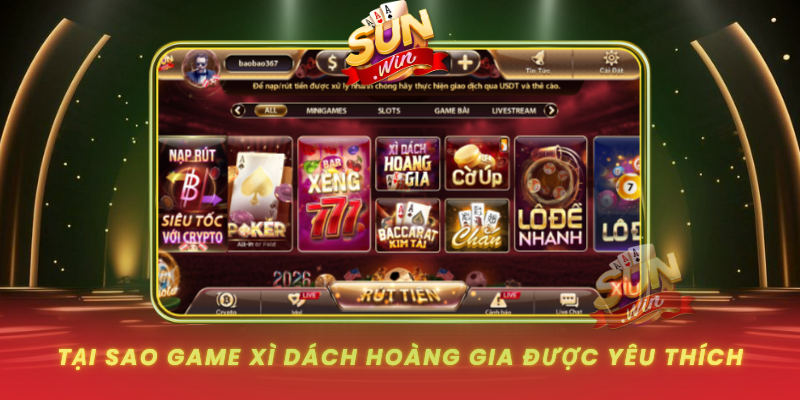 Tai Sao Game Xi Dach Hoang Gia Duoc Yeu Thich