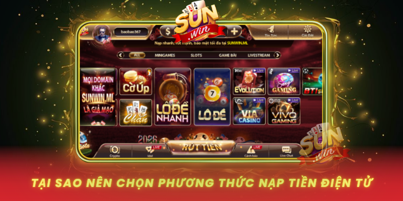 Tai Sao Nen Chon Phuong Thuc Nap Tien Dien Tu